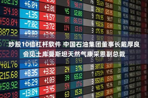 炒股10倍杠杆软件 中国石油集团董事长戴厚良会见土库曼斯坦天然气康采恩副总裁